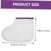 FOMIYES 1 Pair Paraffin Wax Booties Paraffin Wax Foot Warming Cover Waxed Feet Booties for Foot Care Paraffin Wax Bath Socks for Home SPA Salon view 3