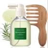 AROMATICA Rosemary Root Enhancer & Wooden Scalp Massager Set - Hair Scalp Massager with Rosemary Water Scalp Serum for Hair Growth, Hair Care for Women, Dry Treatment Set, Christmas Gift for hair care view 1