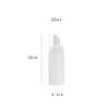 30ml White Soap Foam Pump Bottle Travel Plastic Foam Dispenser Bottle for Cleaning, Travel, Cosmetics Packaging and Liquid Cleaning (10PCS) view 2