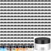 Aoriher 150 Pcs Plastic Container Jars with Lids Round Cosmetic Jars Empty Plastic Container for Lotion, Cream, Ointments, Makeup, Eye Shadow, Rhinestone, Samples, Pot, Travel Storage(1 oz,Black) view 1