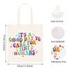 WCGXKO NICU Nurse Gift - NICU Nurse Graduation Canvas Shopping Bag (TINY HUMANS Tote) view 2