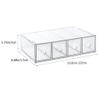 Alipis Clear Shelves Storage Drawers Clear Hair Tie Organizer 4-drawer Organizer, Acrylic Cosmetics Box Makeup Tool Holder Stackable Storage Containers Box Acrylic Drawer Organizer view 4