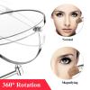 YSUEFIJO Magnifying Makeup Mirror Double Sided, 1X/3X/5X/7X/10X Magnifying Vanity Mirror, Bathroom Shaving Make Up Mirrors, 360 Swivel Extendable Cosmetic Mirror, Gift for Women view 2