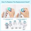 Facial Cleansing Brush Heads,Face Brush Head Replacements Compatible with Mia 1, Mia 2, Mia Fit, Alpha Fit, Smart Profile Uplift view 3