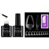 2 pc 6 in 1 Gel Glue and Short Coffin Nail Tips 240pcs view 1