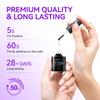 2 pc 6 in 1 Gel Glue and Short Coffin Nail Tips 240pcs view 2