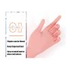 Nail Art Practice Hand Manicure Mannequin Fake Hand for Nail Training Display Silicone Hand For Acrylic Nails view 3