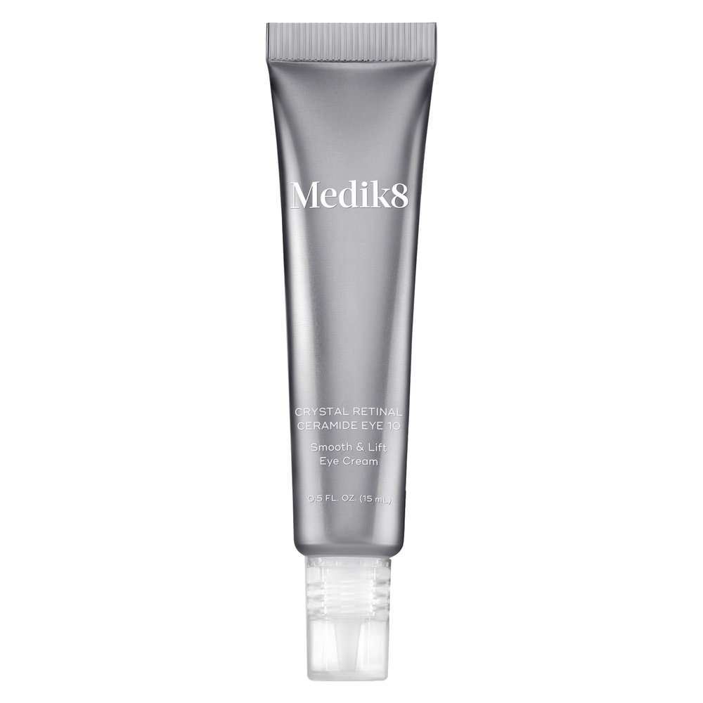 Medik8 Crystal Retinal Ceramide Eye 10 - Gentle Vitamin A Eye Cream - Reduces Appearance of Wrinkles - Perfect for Sensitive Skin - 0.5 ml