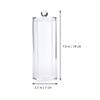 ULTECHNOVO 2pcs Cosmetic Cotton Pad Holder, Cosmetic Cotton Pads Storage Rack,Makeup Rounds Holder, Acrylic Pad Organizer Container Dispenser Storage Display Rack for Bathroom view 2