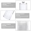 ULTECHNOVO 2pcs Cosmetic Cotton Pad Holder, Cosmetic Cotton Pads Storage Rack,Makeup Rounds Holder, Acrylic Pad Organizer Container Dispenser Storage Display Rack for Bathroom view 3