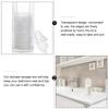 ULTECHNOVO 2pcs Cosmetic Cotton Pad Holder, Cosmetic Cotton Pads Storage Rack,Makeup Rounds Holder, Acrylic Pad Organizer Container Dispenser Storage Display Rack for Bathroom view 4
