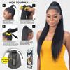 FREE TRESS Milky Way Weave Organique Pony Pro Ponytail Sleek Straight (1B) view 3