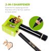 KISS NEW YORK Professional Duo Pencil Sharpener, Convenient, Essential Tool for Eye liner, Lip liner, Sharpens, Easy To Clean, Compact (Sharpener) view 4