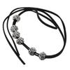 FOMIYES 2pcs Vintage Skull Bead Hair Accessories for Ponytails Hair Decor for Halloween and Parties Unique Braiding Jewelry for Women and Girls view 1