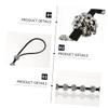FOMIYES 2pcs Vintage Skull Bead Hair Accessories for Ponytails Hair Decor for Halloween and Parties Unique Braiding Jewelry for Women and Girls view 4