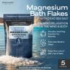 Aromasong Raw Magnesium Flakes for Bath + Dead Sea Salt for Soaking - 5 Lb Resealable Pack Magnesium Chloride Flakes - Organic Bath Salt Relaxing Mineral Soak (Packaging May Vary) view 2