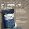 Aromasong Raw Magnesium Flakes for Bath + Dead Sea Salt for Soaking - 5 Lb Resealable Pack Magnesium Chloride Flakes - Organic Bath Salt Relaxing Mineral Soak (Packaging May Vary) view 3