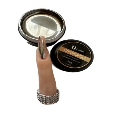 Chrome gel metallic Gold 15g
