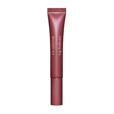 Clarins Lip Perfector, 25 Mulberry Glow | 2-In-1 Color Balm for Lips + Cheeks | Nourishes and Plumps Lips | Adds Buildable Color to Cheeks for Natural Glow