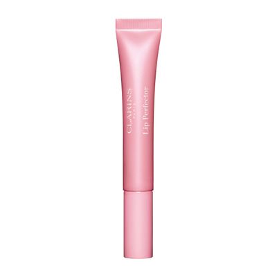 Clarins Lip Perfector, 21 Soft Pink Glow | 2-In-1 Color Balm for Lips + Cheeks | Nourishes and Plumps Lips | Adds Buildable Color to Cheeks for Natural Glow