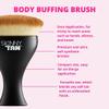 Skinny Tan Body Buffing Brush - Essential Self-Tanning Tool - Soft Vegan Bristles - Perfect for Blending - Ideal for Hard-to-Reach Areas- 1 Pc view 2