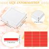 Landhoow 15 Pcs Press On Nail Boxes Nail Display Case with 30 Adhesive Tape, Artificial Press On Nail Container, Acrylic Storage Organizer(White) view 2