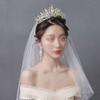 QIYUDS Crown and Tiara Bridal Hair Jewelry Headpiece Party Tiaras Crowns for Women Wedding Hair Accessories view 3