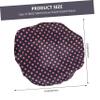 Healeved 4pcs Shower Caps for Women Double Hair Care Bathing Hats Peva Material Protects Hair While Sleeping for Bathing and Spa Use Watermelon Dots view 2