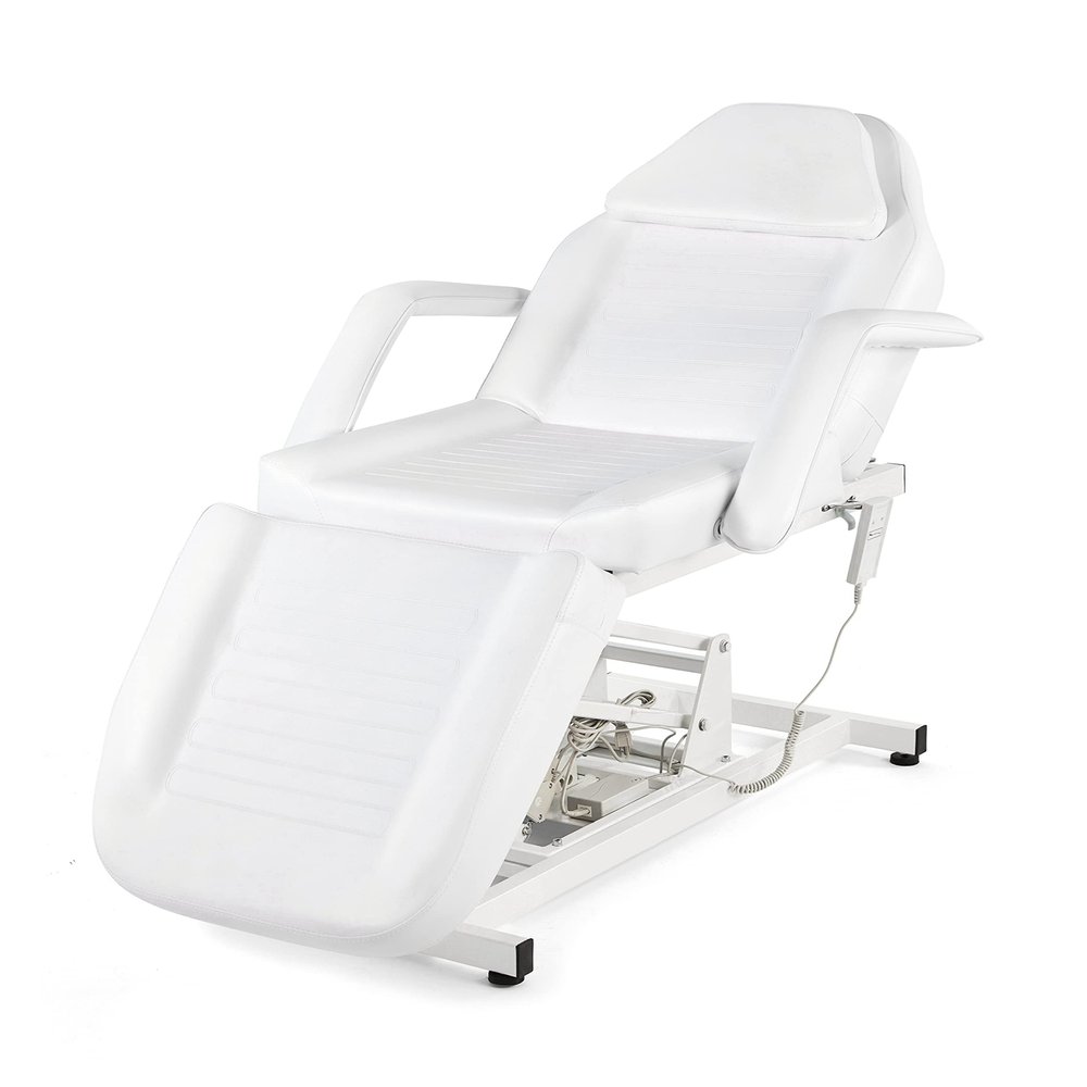 Beauty Style Electric Facial Chair for Esthetician Tattoo Chair Salon Beauty Bed Lash Bed for Eyelash Extension Salon Chair Height Adjustable