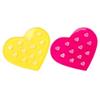 2pcs Heart Glass Lash Holder Pad for Eyelash Extensions Grafting Eyelash Plates Smooth Glue Holder for Easy Cleaning and Extended Drying view 1