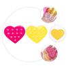 2pcs Heart Glass Lash Holder Pad for Eyelash Extensions Grafting Eyelash Plates Smooth Glue Holder for Easy Cleaning and Extended Drying view 3