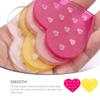 2pcs Heart Glass Lash Holder Pad for Eyelash Extensions Grafting Eyelash Plates Smooth Glue Holder for Easy Cleaning and Extended Drying view 4