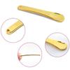15 Pieces Mini Metal Cosmetic Skincare Spatula,YuCool Mini Reusable Mask Facial Scoop,for Facial Cosmetic for Face Mask Cream(3 Colors) view 4