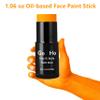 Go Ho Cream-Blendable Orange Face Paint Stick (1.06 Oz),Full Orange Body Paint for Adults Children Halloween Cosplay SFX Makeup,Waterproof Orange Eye Black Stick view 2