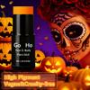 Go Ho Cream-Blendable Orange Face Paint Stick (1.06 Oz),Full Orange Body Paint for Adults Children Halloween Cosplay SFX Makeup,Waterproof Orange Eye Black Stick view 4