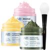 ANAI RUI Turmeric Viamtin C Clay Mask Set-Rose Facial Mask-Avocado Green Tea Mud Mask,Clay Mask Set +20% Vitamin C Serum Skincare Set view 2