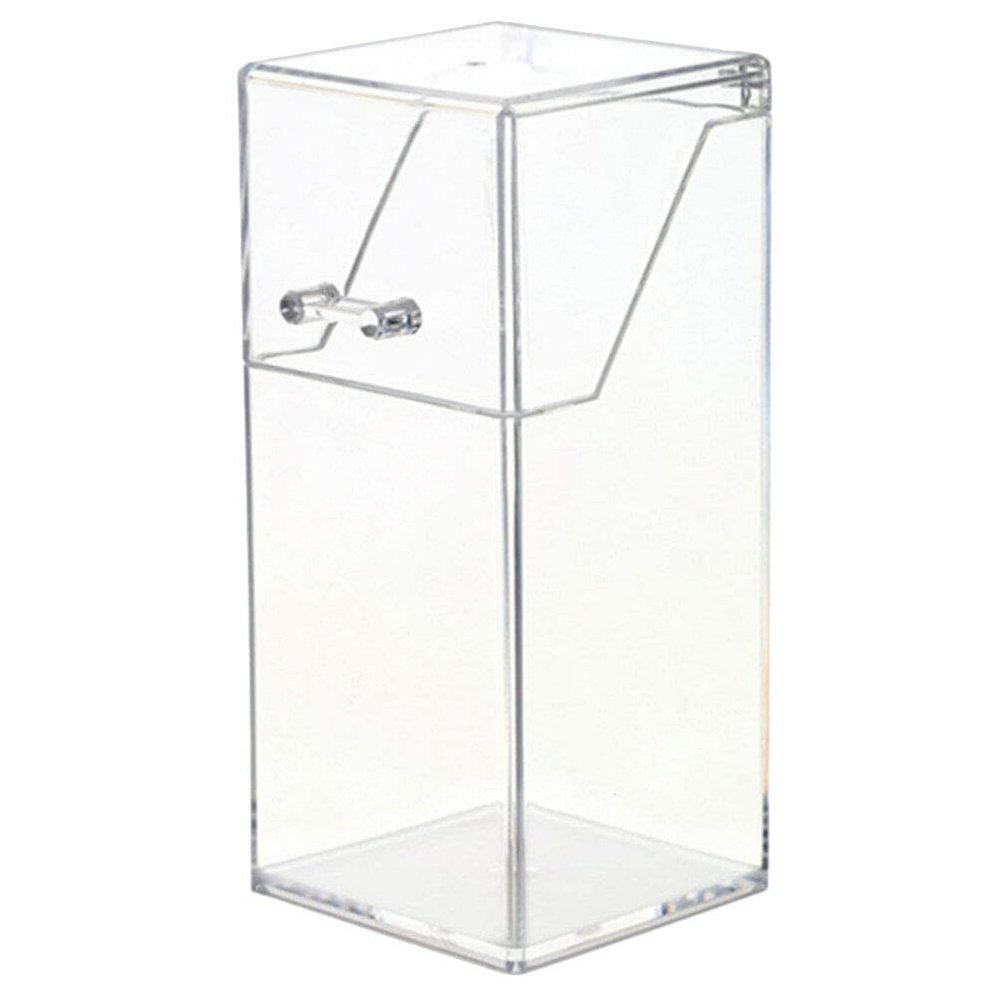CALLARON Makeup Brush Holder with Lid Acrylic Organizer for Brushes Pens Pencils Modern Geometric Design for Desk Vanity Office Versatile Storage for Home