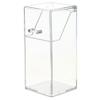 CALLARON Makeup Brush Holder with Lid Acrylic Organizer for Brushes Pens Pencils Modern Geometric Design for Desk Vanity Office Versatile Storage for Home view 1