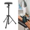 CNCEST Tattoo Armrest Stand, Foldable Tripod Armrest Arm Leg Rest Stand Tripod with Sponge Pad and Adjustable Height, Tattoo Supplies Leather Chair Stand view 3