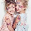 CHARLENT Glitter Butterfly Tattoos for Girls Women - 12 Sheets Glitter Butterfly Face Temporary Tattoos for Girls Party Favors Festival Makeup view 4