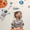 CHARLENT Glitter Galaxy Temporary Tattoos for Kids - 12 Sheets Glitter Outer Space Tattoos for Boys Girls Birthday Party Favors Goodie Bag Fillers view 4