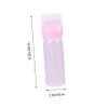 FOMIYES 3pcs Applicator Bottles Graduated Scale Hair Dye Root Comb Applicator for Even Distribution Environmental for Salon and Home Use view 2
