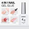 AILLSA Almond Nail Tips with Nail Glue view 4