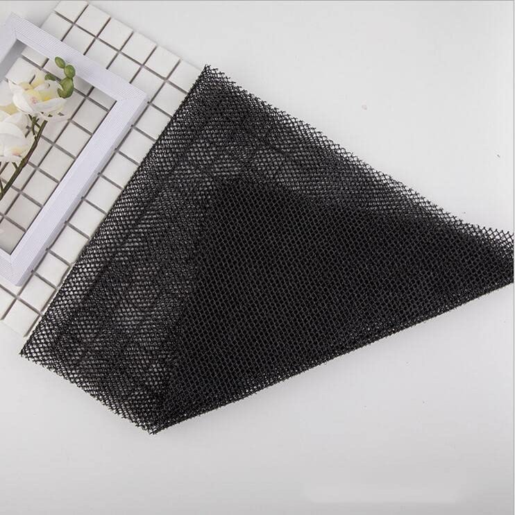 African Net Bath Sponge, 30x80cm African Net Long Bath Net Sponge Exfoliating Shower Body Scrubber Back Scrubber Skin Smoother (Color : black)