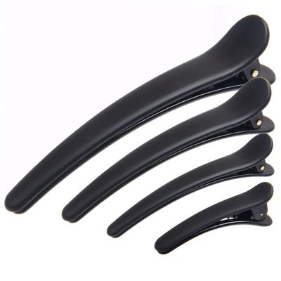Mikikit 12pcs Black Hairpins Hair Barrettes Clamps Durable Hair Clips for Women and Girls for Daily Hairstyles and Salon Use