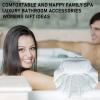 Bathtub Pillow, 4D Air Mesh Spa Tub Pillow Ergonomic Shape with 6 Suction Cups Soft Mesh and Quick Dry Bath Pillows for tub Neck and Back Support, hot tub PillowWomens Gift Ideas view 3