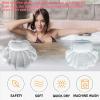 Bathtub Pillow, 4D Air Mesh Spa Tub Pillow Ergonomic Shape with 6 Suction Cups Soft Mesh and Quick Dry Bath Pillows for tub Neck and Back Support, hot tub PillowWomens Gift Ideas view 4