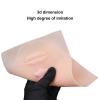 10pcs Practice Face Skin - 3D Practice Skin, Soft Silicone Fake Face for Professional Makeup Practice Training Eyebrow Lip Microblading Tattooing for Beginner view 4