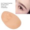 Practice Skin Head - 10pcs 3D Practice Skin Head, Soft Silicone Fake Head Face for Professional Makeup Mannequin Training Eyebrow Lip Microblading Tattooing for Beginner view 3