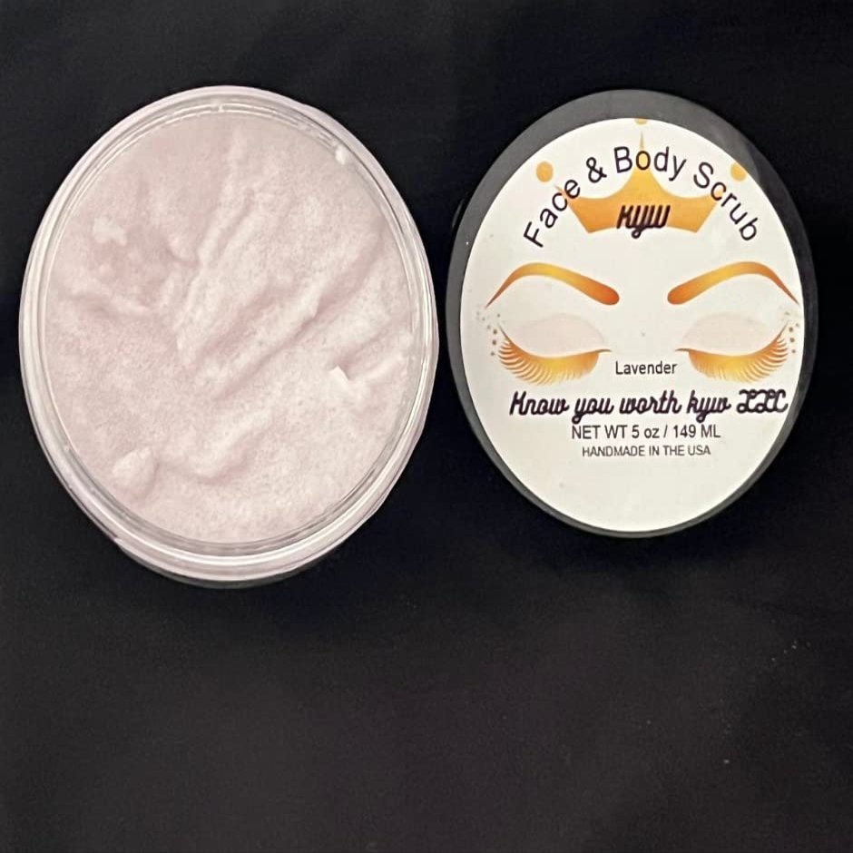 Emulsifying Face & Body Scrub (Lavender)